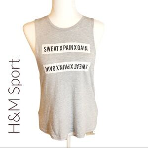 H&M Sport | Sweat x Pain x Gain | Small